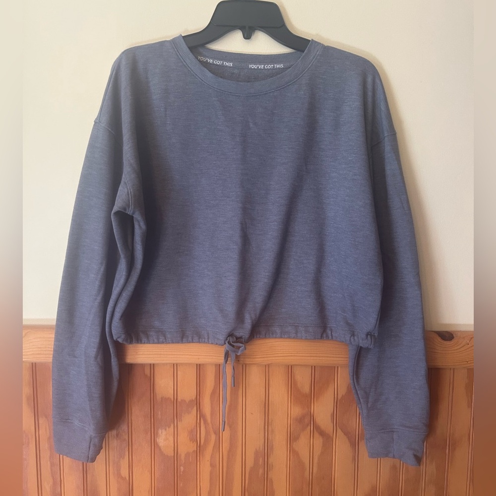 Tek Gear Gray Cropped Sweatshirt